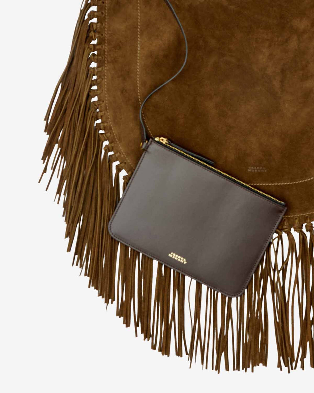 Isabel Marant - Bronze Oskan Hobo Soft Shoulder Bag - Kalifornia Jean Bar
