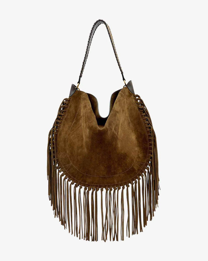Isabel Marant - Bronze Oskan Hobo Soft Shoulder Bag - Kalifornia Jean Bar