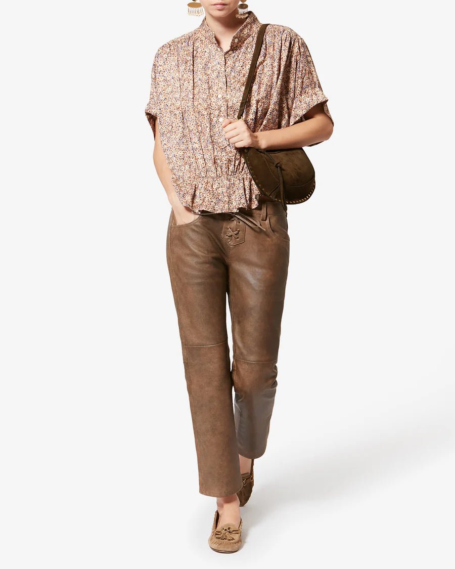 Isabel Marant - Bronze Oskan Moon Bag - Kalifornia Jean Bar