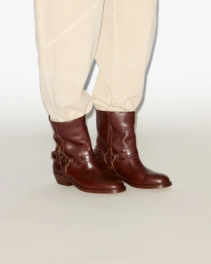 Isabel Marant - Brown Ildred Boots - Kalifornia Jean Bar