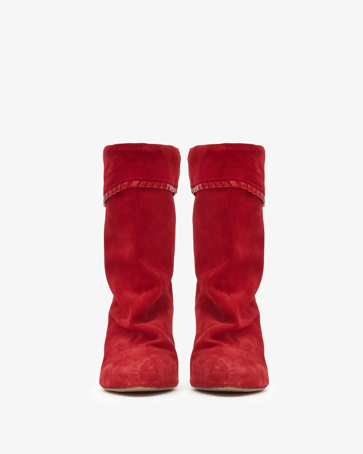 Isabel Marant - Dalby Boots in Red - Kalifornia Jean Bar Isabel Marant - Dalby Boots in Red WOMEN'S BOOT