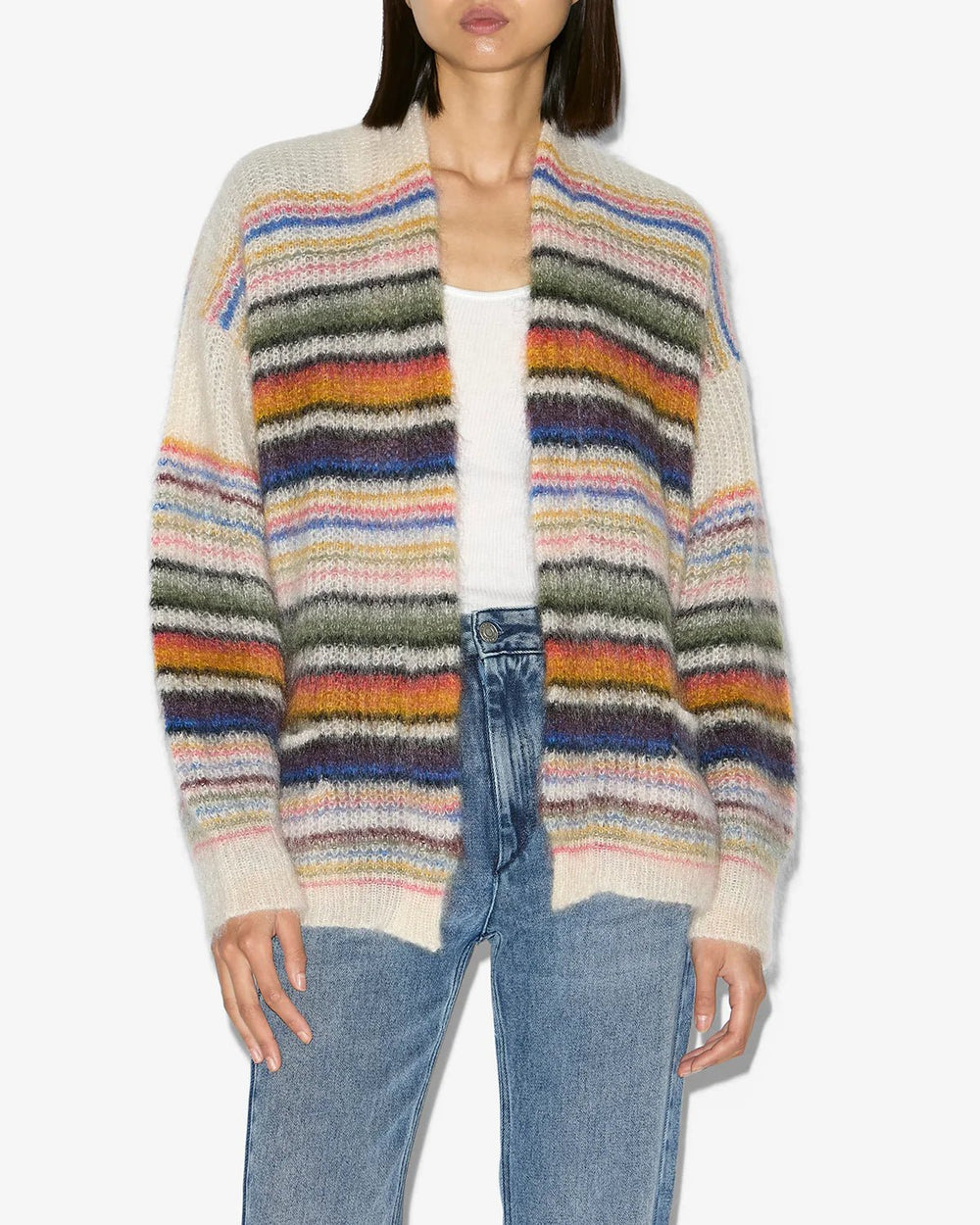 Isabel Marant - Dana Cardigan in Multicolor - Kalifornia Jean Bar Isabel Marant - Dana Cardigan in Multicolor Women's Cardigan