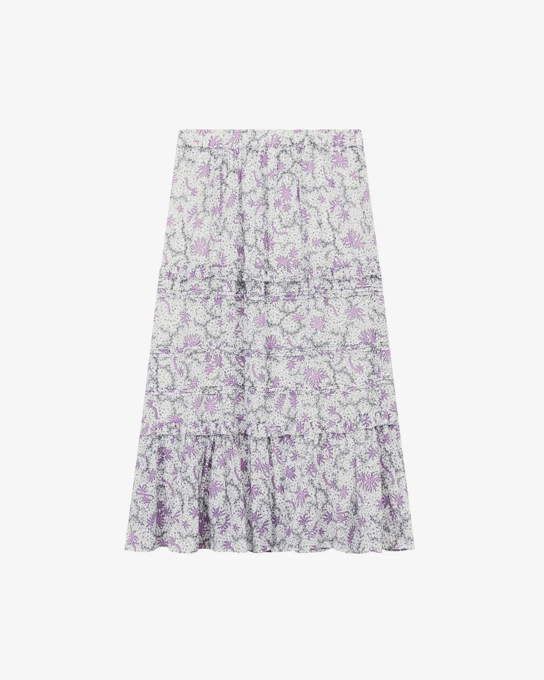 Isabel Marant - Diya Skirt in Lilac and Ecru - Kalifornia Jean Bar