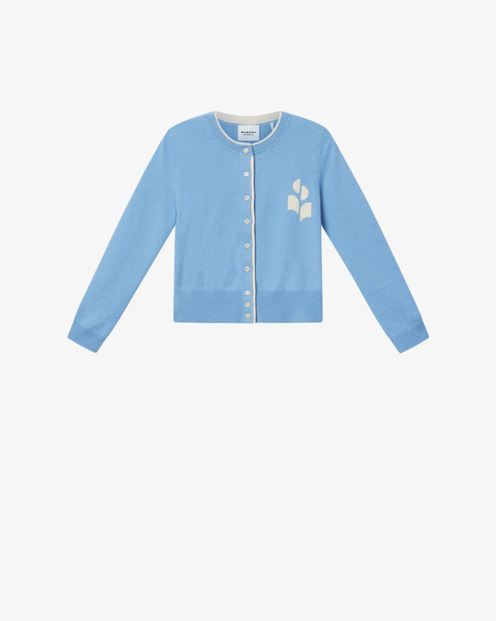 Isabel Marant - Dusk Blue/Light Grey Lona Cardigan - Kalifornia Jean Bar