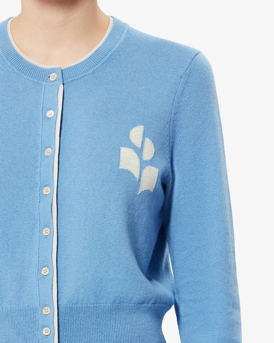 Isabel Marant - Dusk Blue/Light Grey Lona Cardigan - Kalifornia Jean Bar