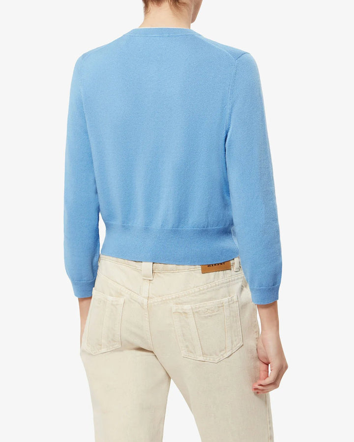 Isabel Marant - Dusk Blue/Light Grey Lona Cardigan - Kalifornia Jean Bar