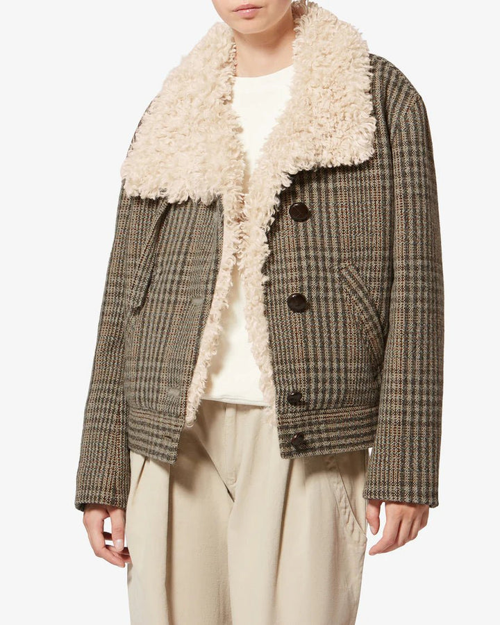 Isabel Marant - Fadia Coat Beige - Kalifornia Jean Bar