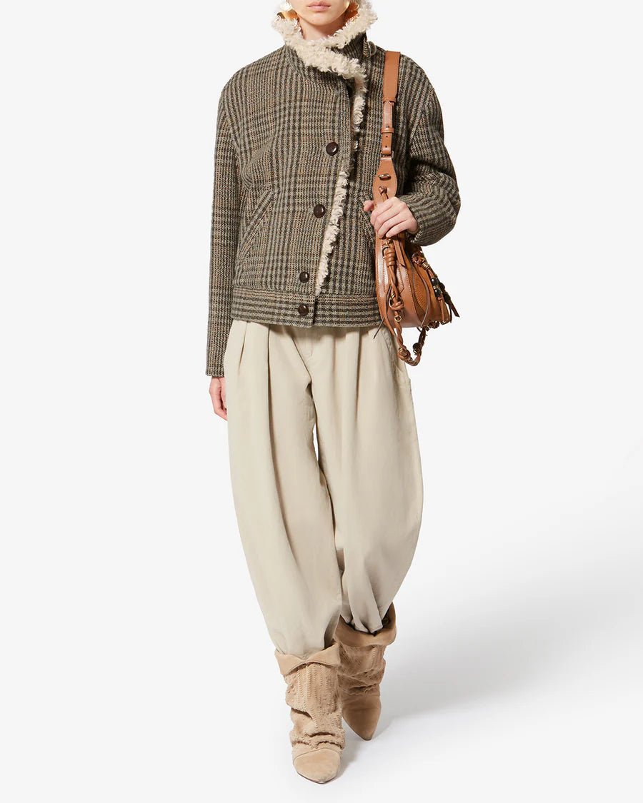 Isabel Marant - Fadia Coat Beige - Kalifornia Jean Bar