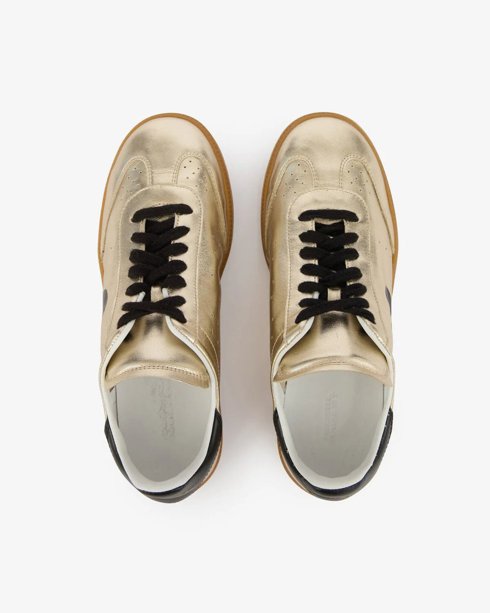 Isabel Marant - Kaycee Sneakers in Light Gold/Black - Kalifornia Jean Bar Isabel Marant - Kaycee Sneakers in Light Gold/Black Womens Sneaker