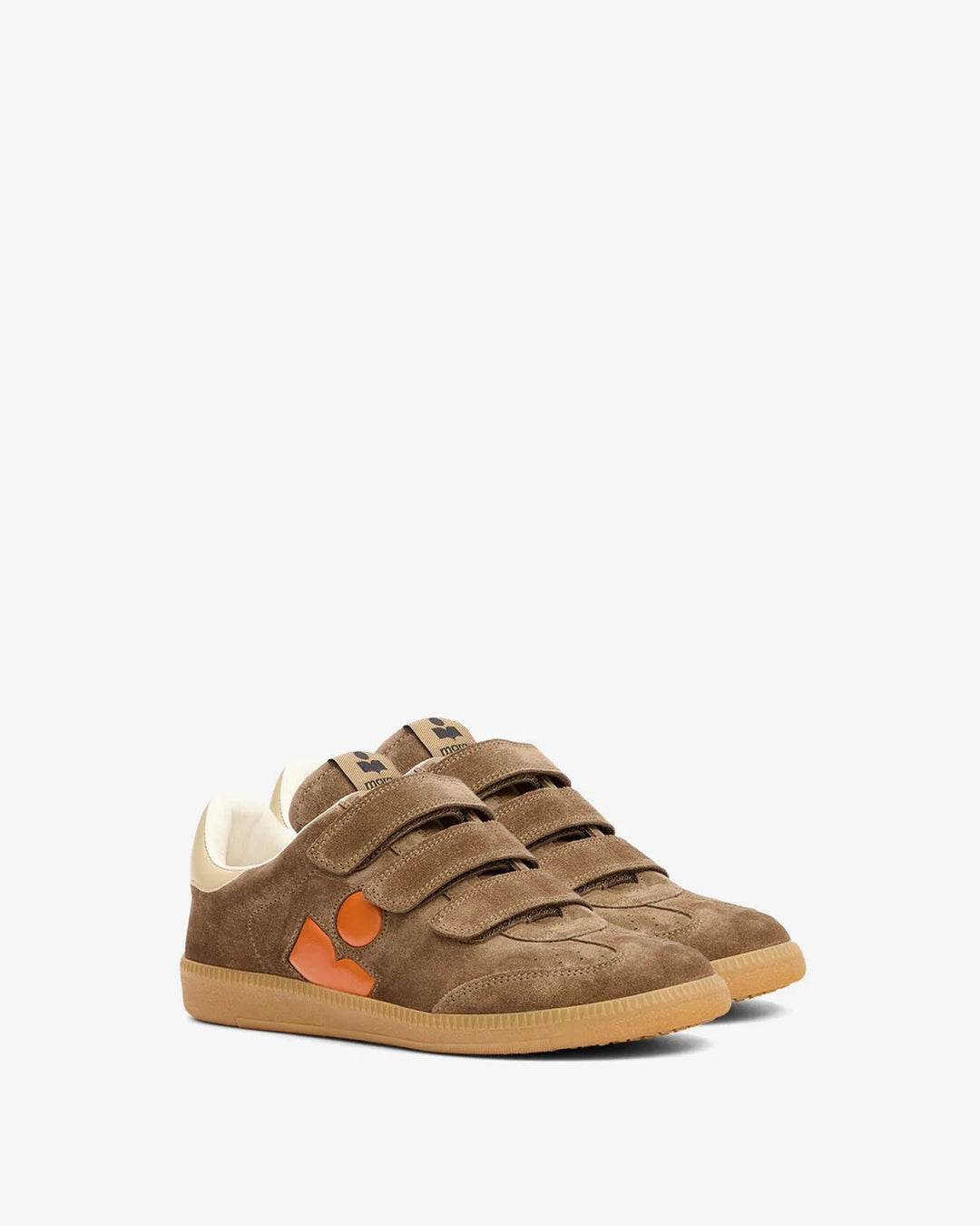 Isabel Marant - Khaki Orange Beth Sneakers - Kalifornia Jean Bar