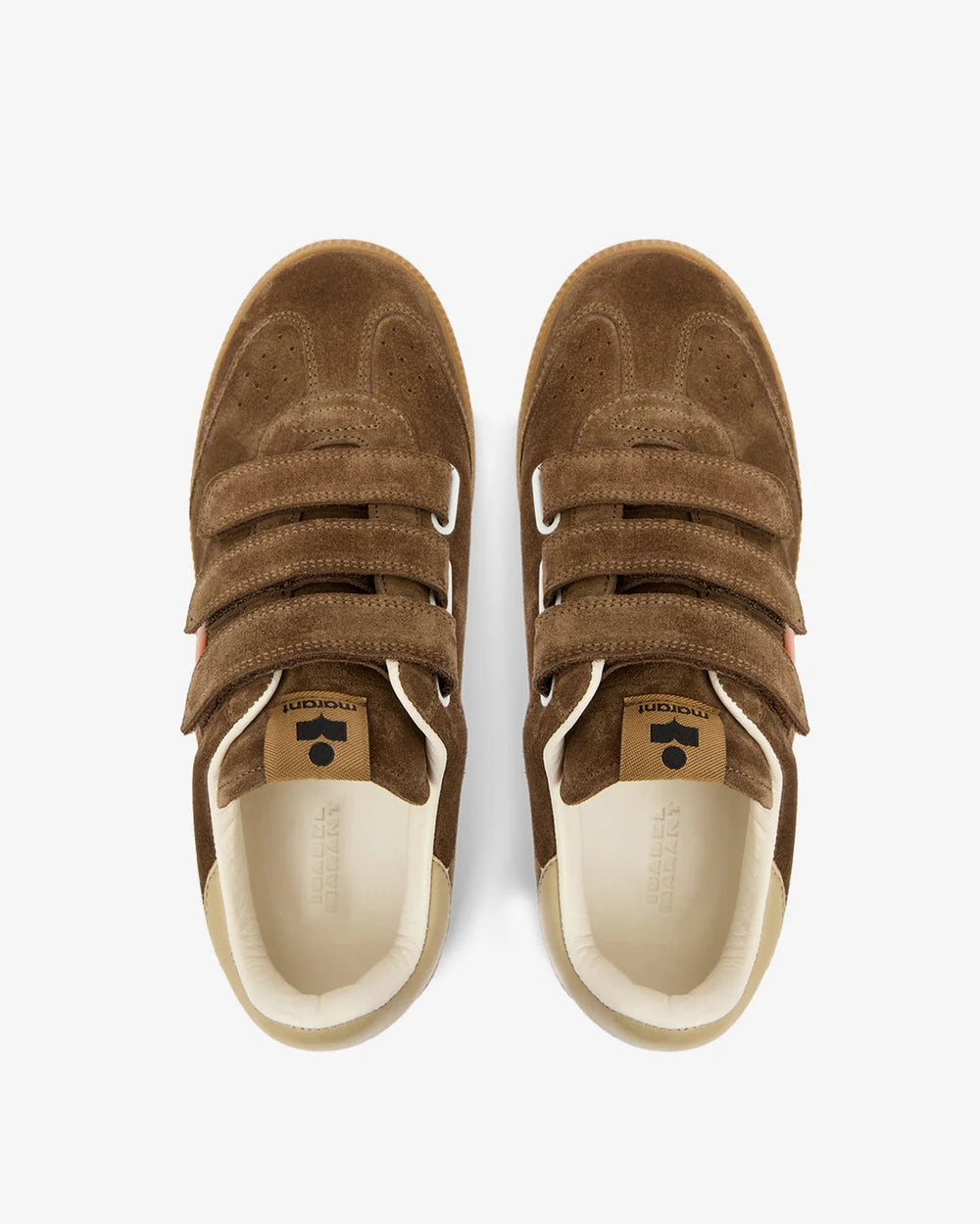 Isabel Marant - Khaki Orange Beth Sneakers - Kalifornia Jean Bar