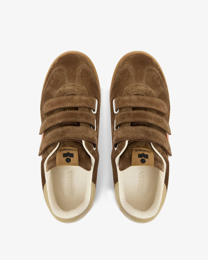 Isabel Marant - Khaki Orange Beth Sneakers - Kalifornia Jean Bar