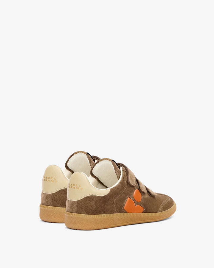 Isabel Marant - Khaki Orange Beth Sneakers - Kalifornia Jean Bar