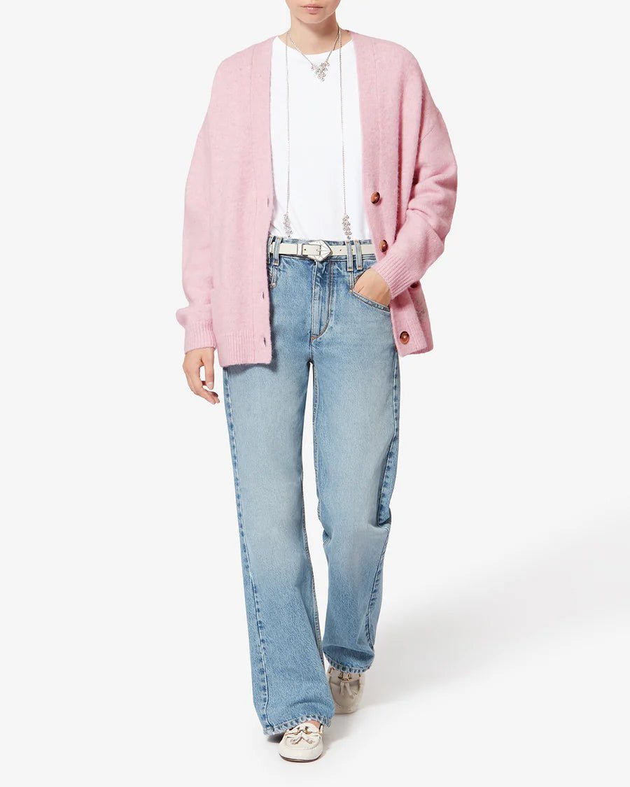Isabel Marant - Mauve Eborah Cardigan - Kalifornia Jean Bar