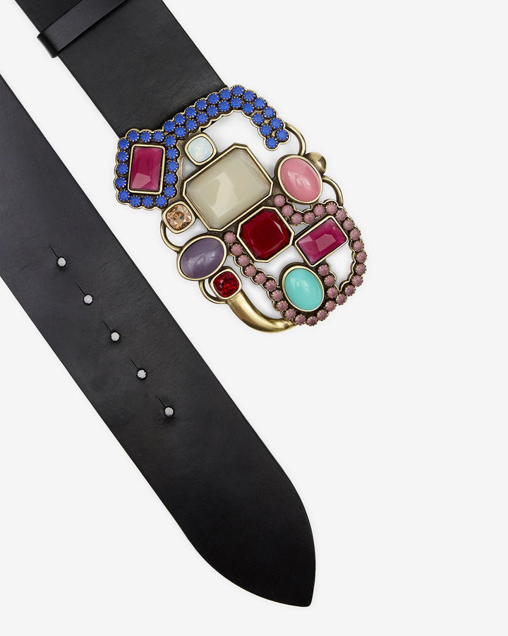 Isabel Marant - Nedia Belt in Black/Multicolor - Kalifornia Jean Bar