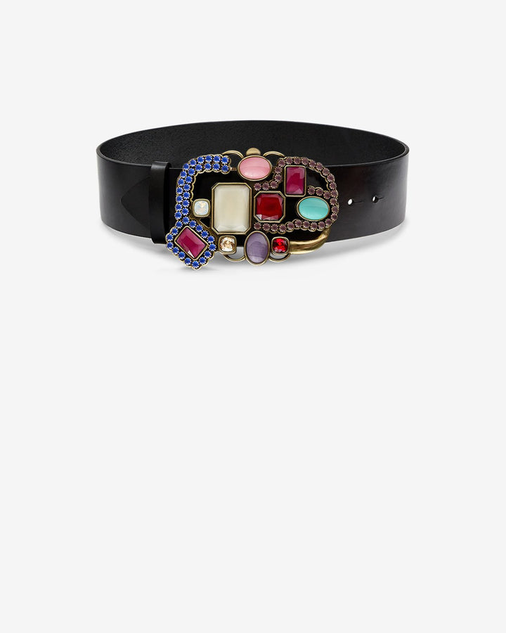 Isabel Marant - Nedia Belt in Black/Multicolor - Kalifornia Jean Bar