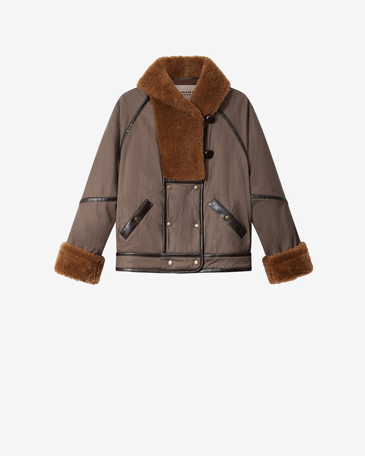 Isabel Marant - Olinka Jacket in Brown - Kalifornia Jean Bar