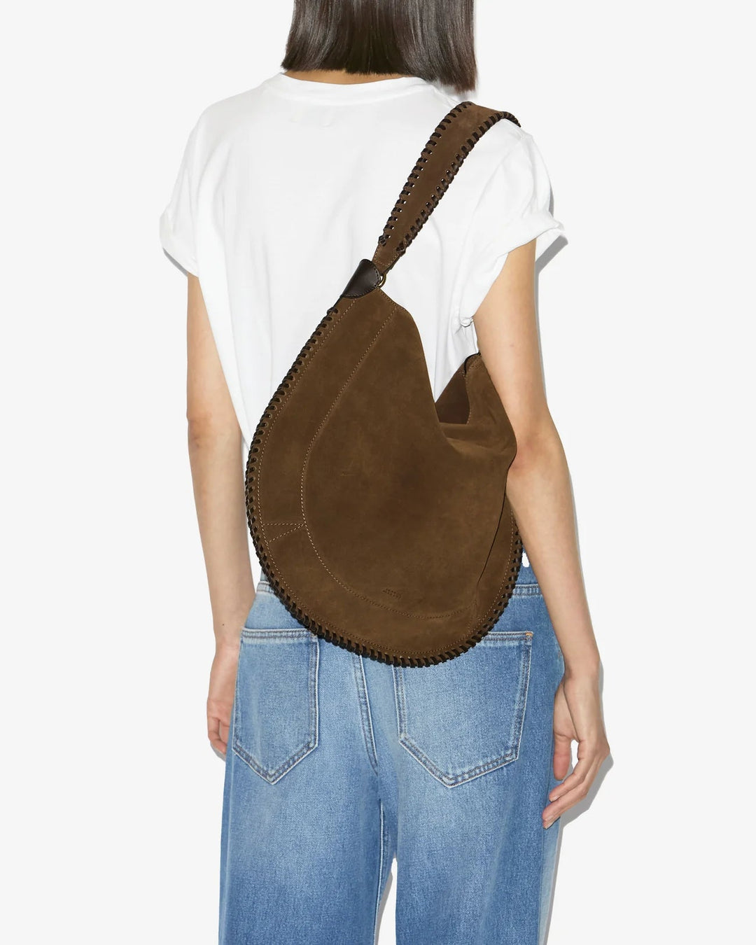 Isabel Marant - Oskan Hobo Soft Bag in Chocolate - Kalifornia Jean Bar Isabel Marant - Oskan Hobo Soft Bag in Chocolate Shoulder Bag