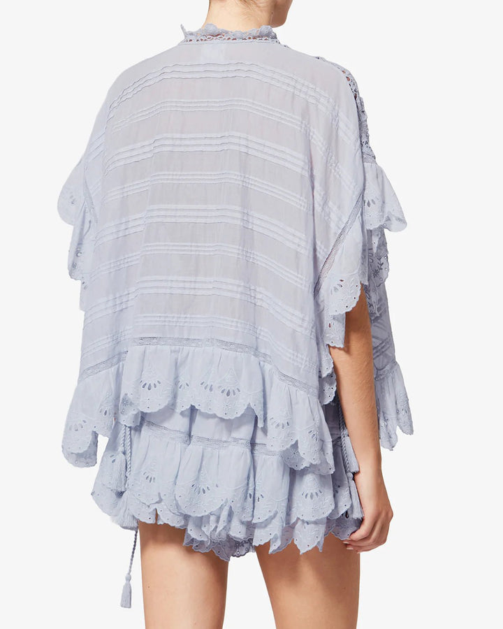 Isabel Marant - Payton Top Light Blue - Kalifornia Jean Bar