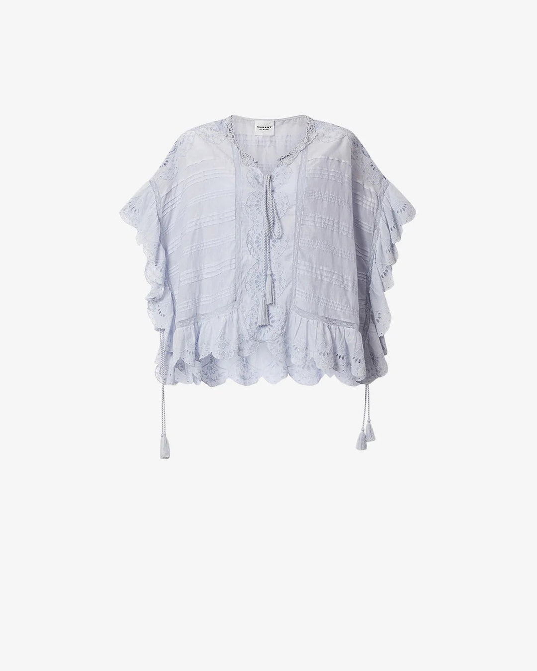 Isabel Marant - Payton Top Light Blue - Kalifornia Jean Bar