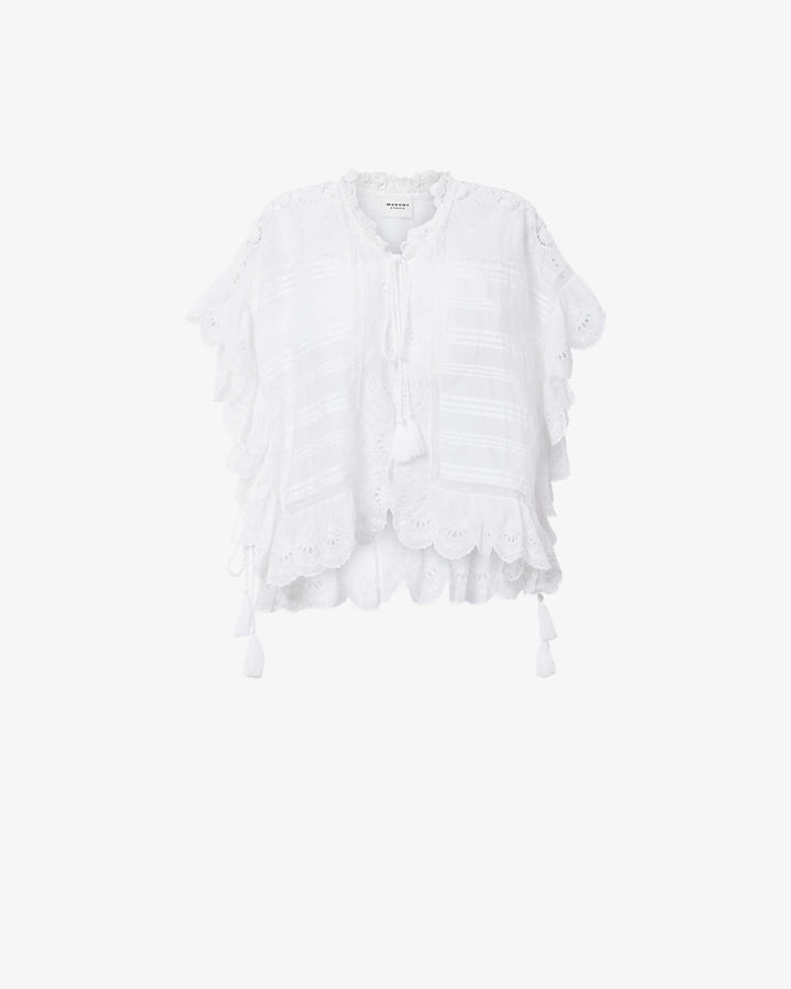 Isabel Marant - Payton Top White - Kalifornia Jean Bar