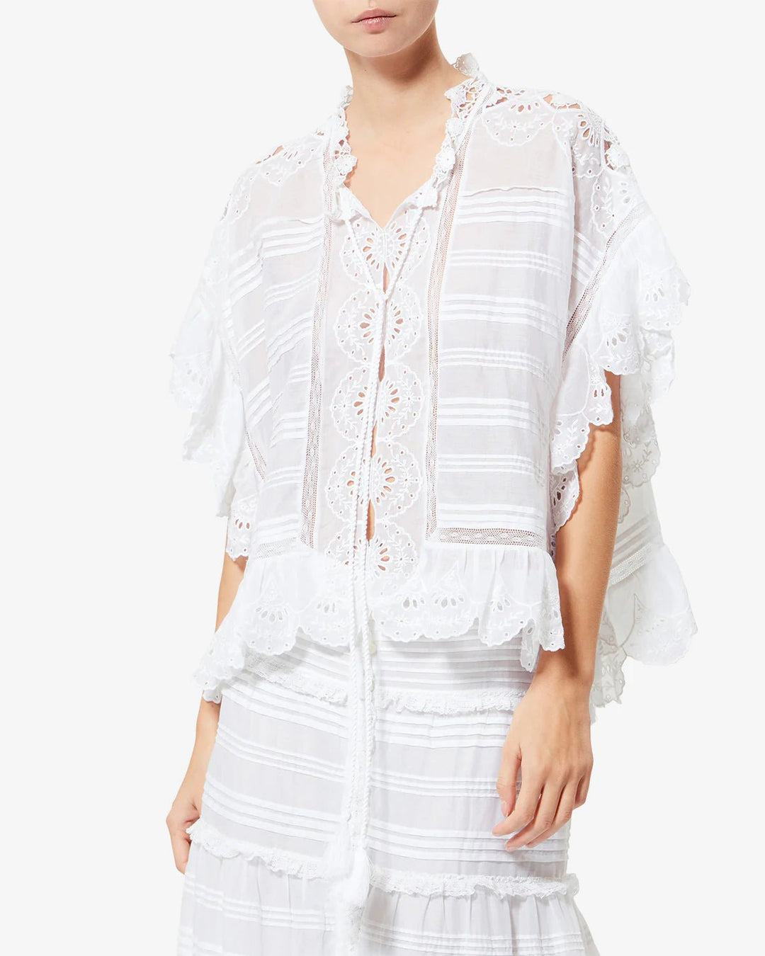 Isabel Marant - Payton Top White - Kalifornia Jean Bar