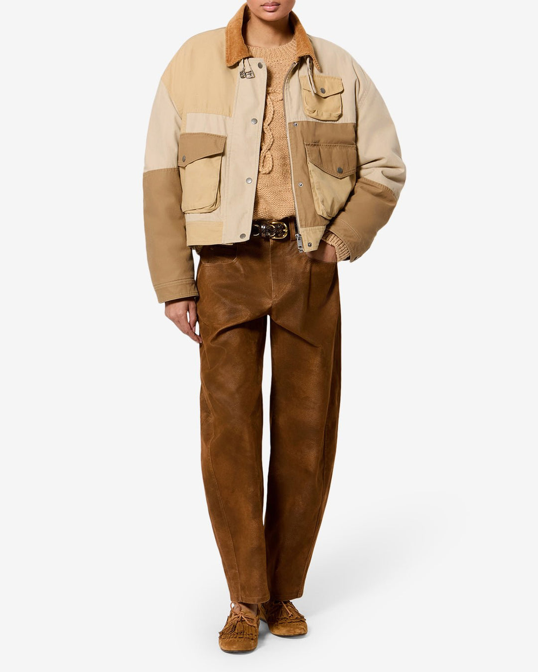 Isabel Marant - Risla Jacket in Khaki - Kalifornia Jean Bar