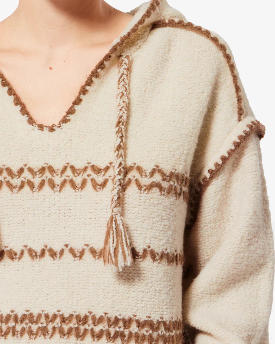 Isabel Marant - Romera Sweater Ecru/Bronze - Kalifornia Jean Bar