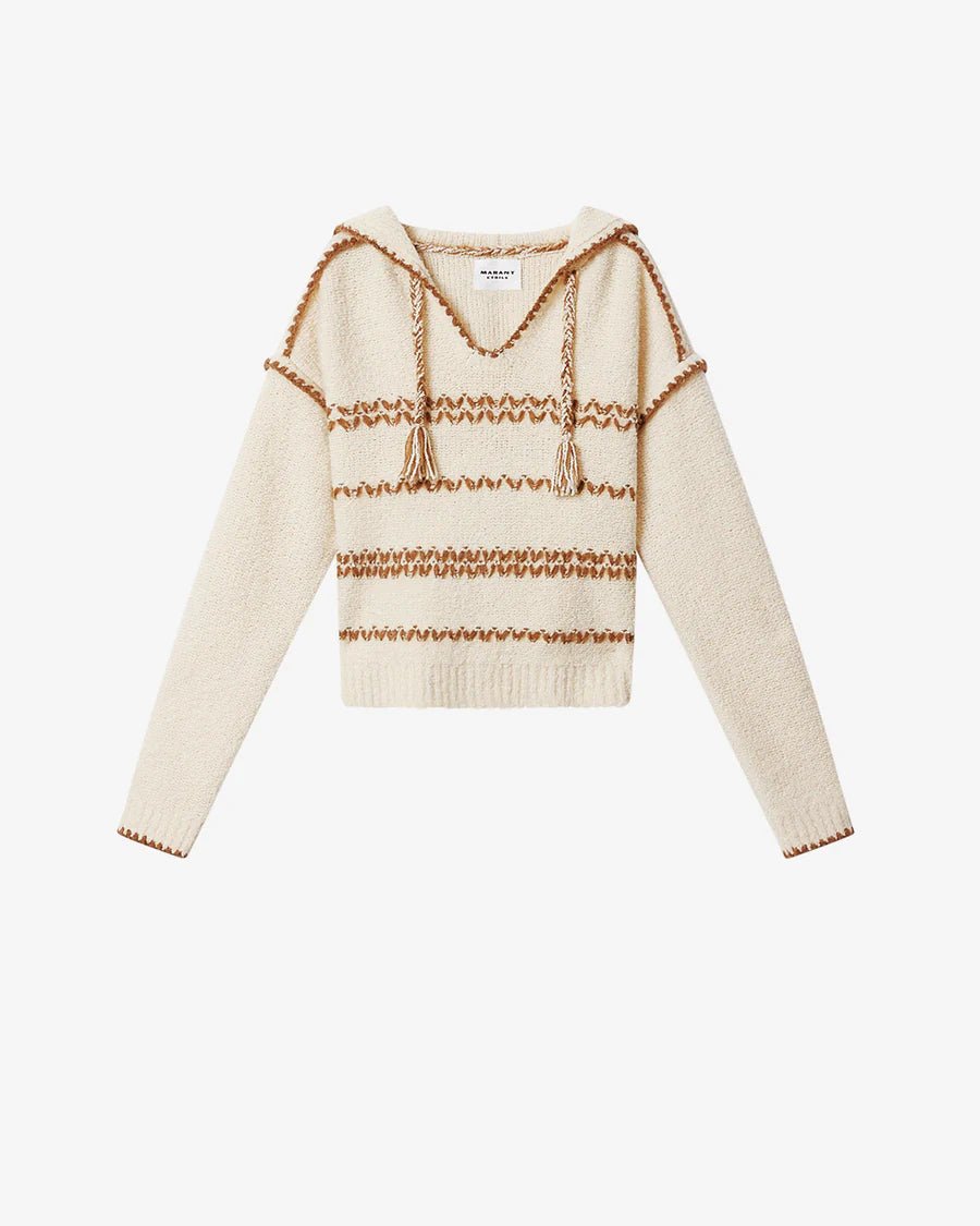 Isabel Marant - Romera Sweater Ecru/Bronze - Kalifornia Jean Bar