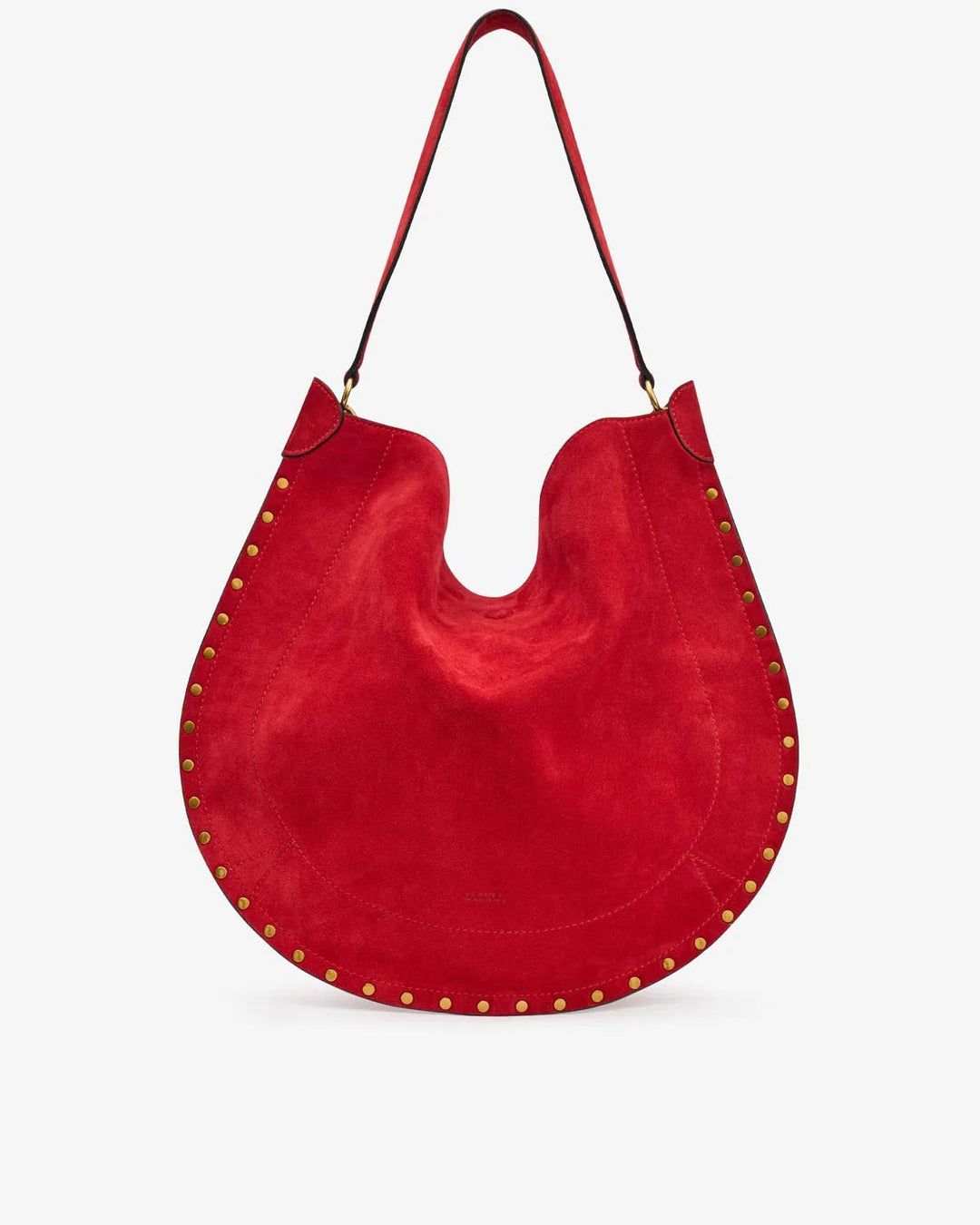 Isabel Marant - Scarlet Red Oskan Hobo Soft Shoulder Bag - Kalifornia Jean Bar