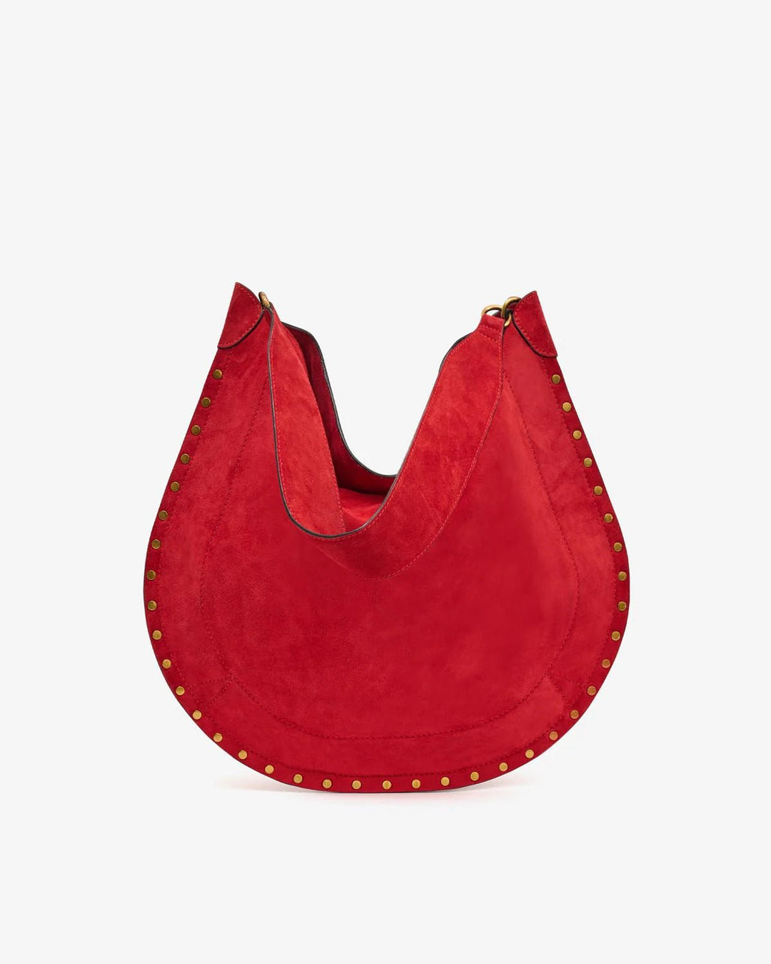 Isabel Marant - Scarlet Red Oskan Hobo Soft Shoulder Bag - Kalifornia Jean Bar