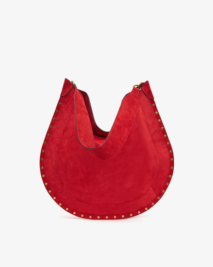 Isabel Marant - Scarlet Red Oskan Hobo Soft Shoulder Bag - Kalifornia Jean Bar