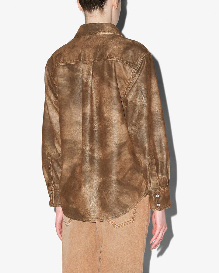Isabel Marant - Tobacco Karima Shirt - Kalifornia Jean Bar
