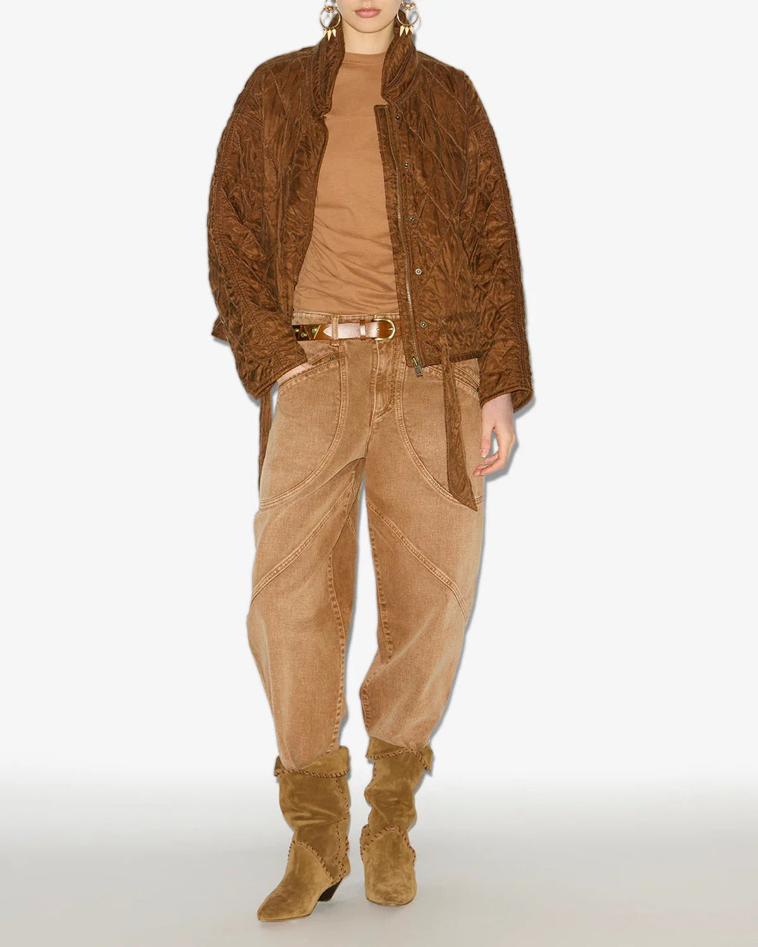 Isabel Marant - Tobacco Zakiane Jacket - Kalifornia Jean Bar