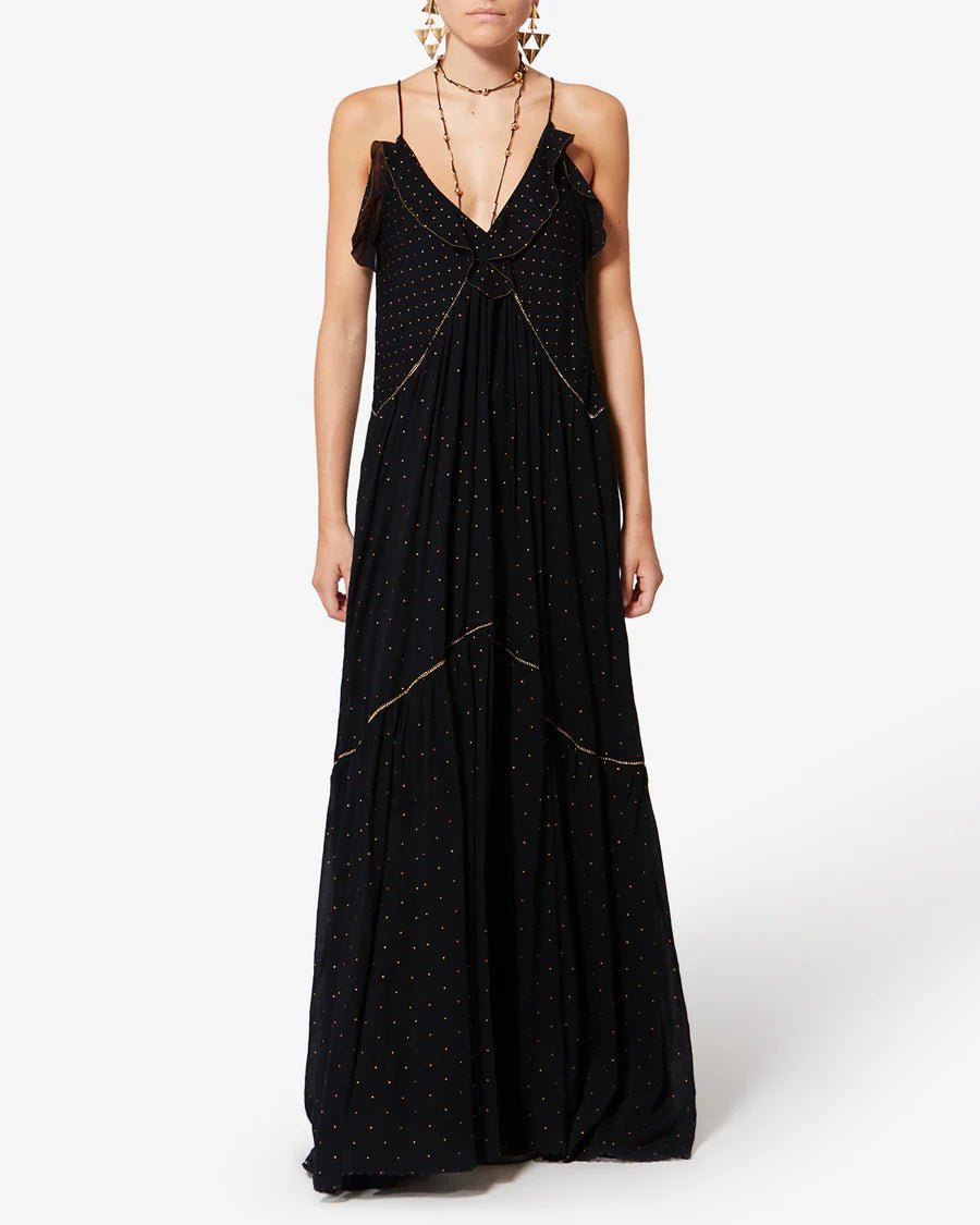Isabel Marant - Vasma Dress in Black - Kalifornia Jean Bar