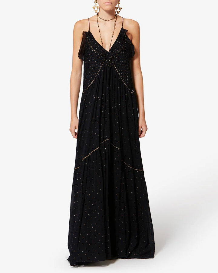 Isabel Marant - Vasma Dress in Black - Kalifornia Jean Bar