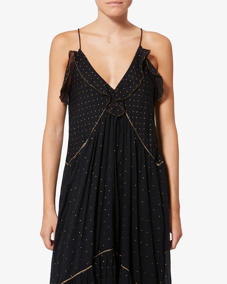 Isabel Marant - Vasma Dress in Black - Kalifornia Jean Bar