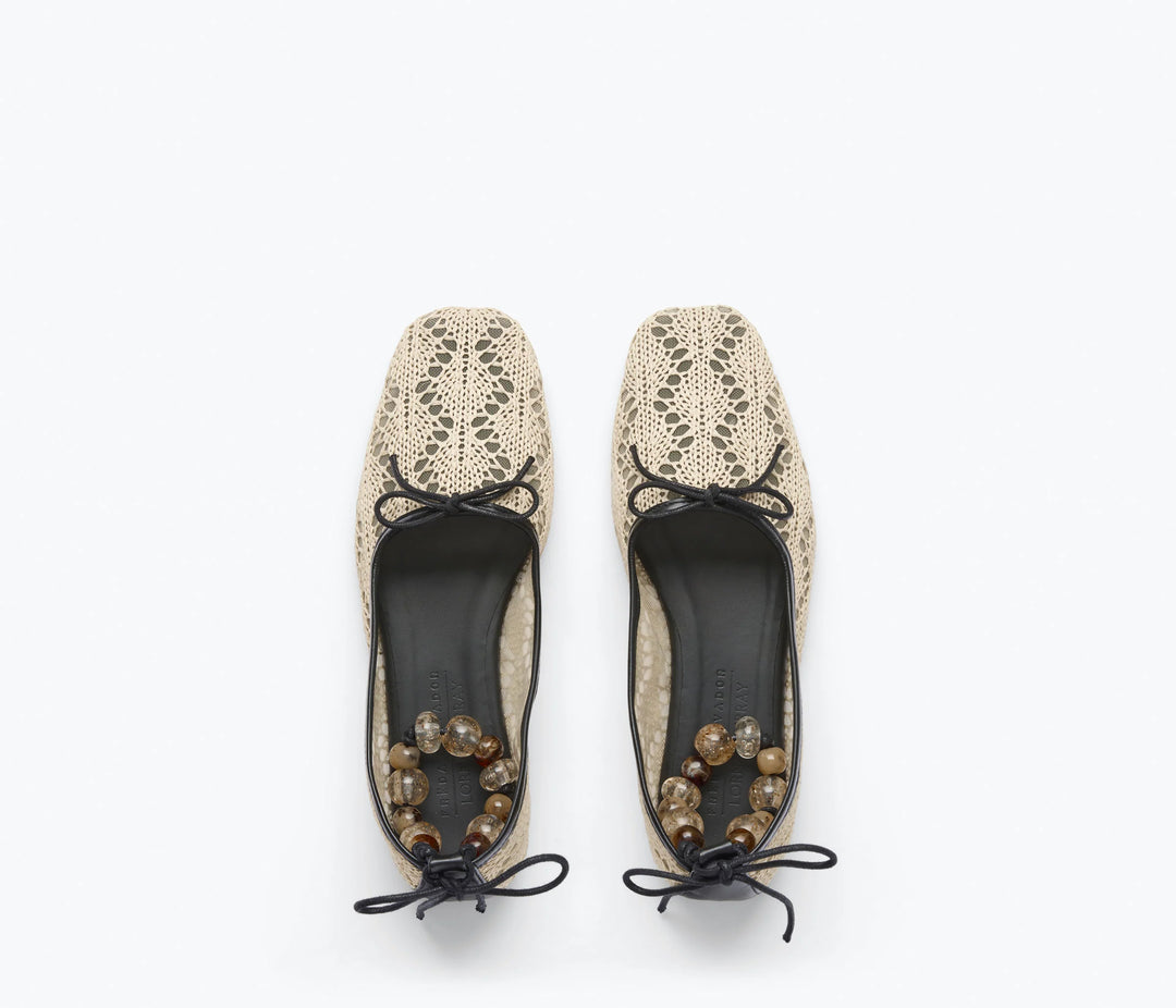 Freda Salvador - Lorna Murray Jada Flat Natural Diamond Raffia