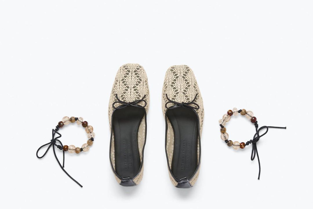 Freda Salvador - Lorna Murray Jada Flat Natural Diamond Raffia