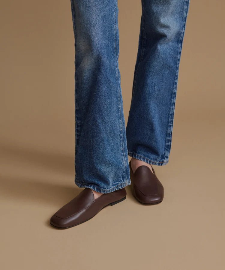 Jenni Kayne - Leather Vale Loafer Chocolate - Kalifornia Jean Bar