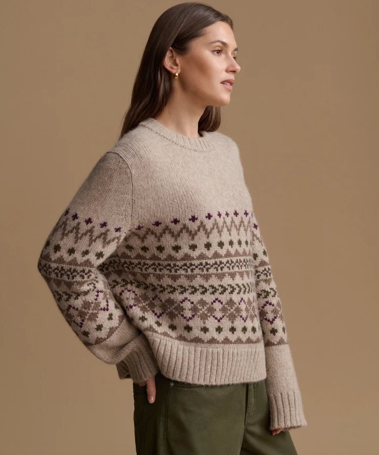 Jenni Kayne - Oatmeal Sterling Crewneck - Kalifornia Jean Bar