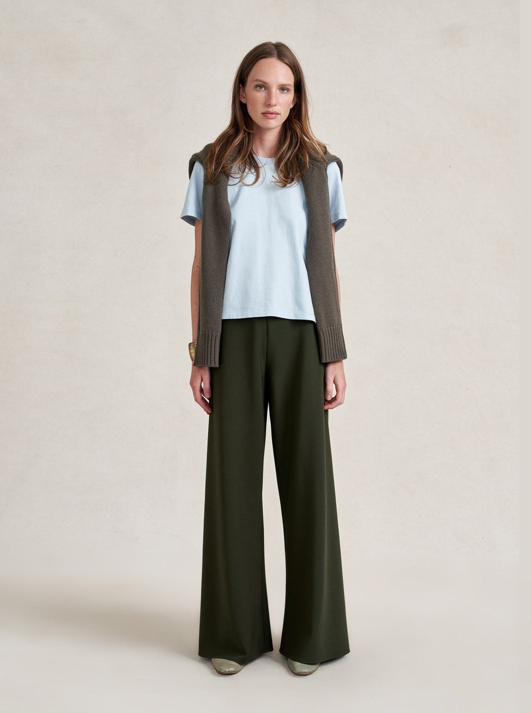 La Ligne - Colby Pant Dark Olive - Kalifornia Jean Bar