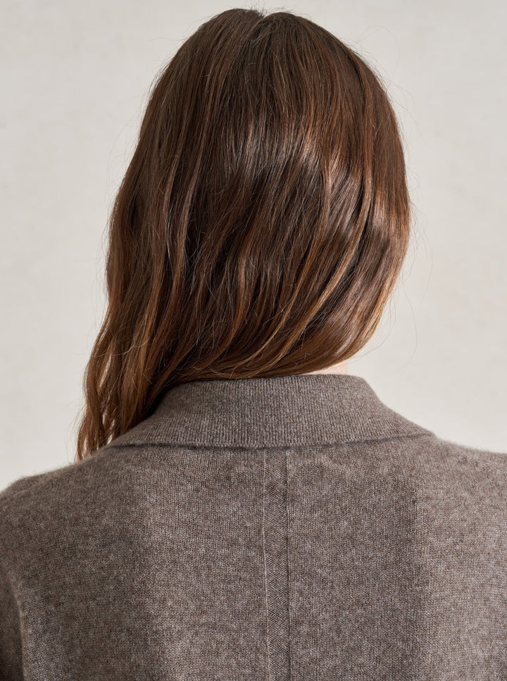 La Ligne - Dominick Polo Sweater - Dark Tan/Ivory - Kalifornia Jean Bar