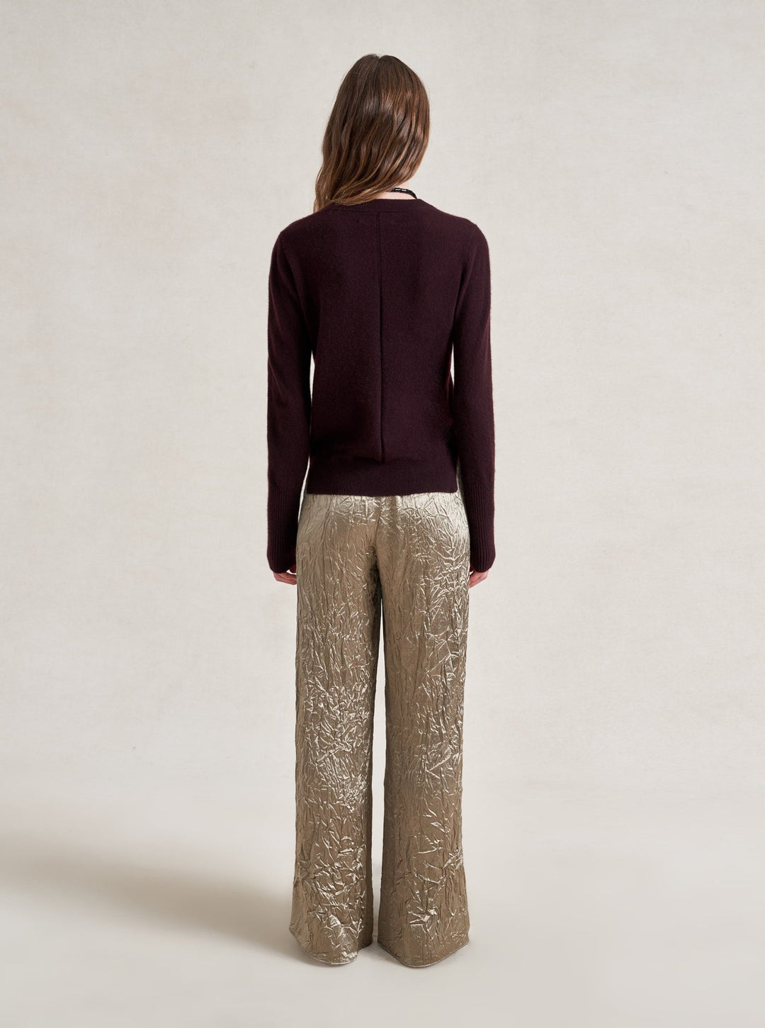 La Ligne - Solid Lean Lines Sweater - Port - Kalifornia Jean Bar
