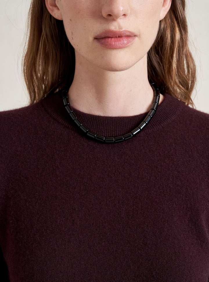 La Ligne - Solid Lean Lines Sweater - Port - Kalifornia Jean Bar