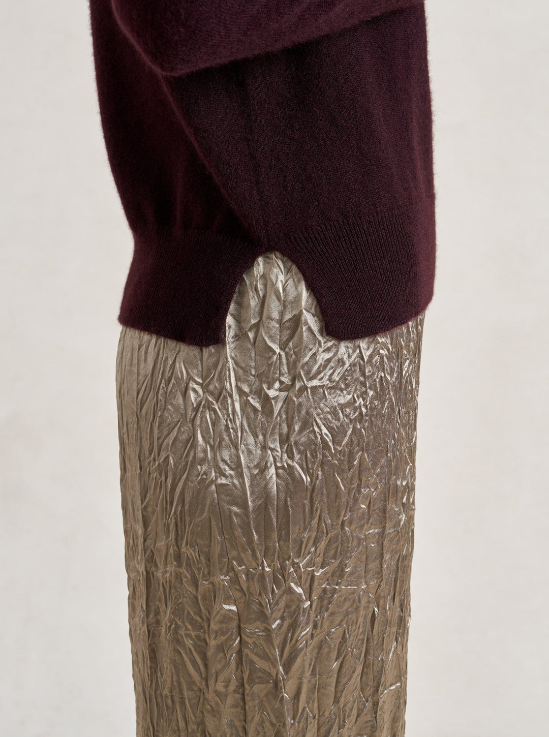 La Ligne - Solid Lean Lines Sweater - Port - Kalifornia Jean Bar