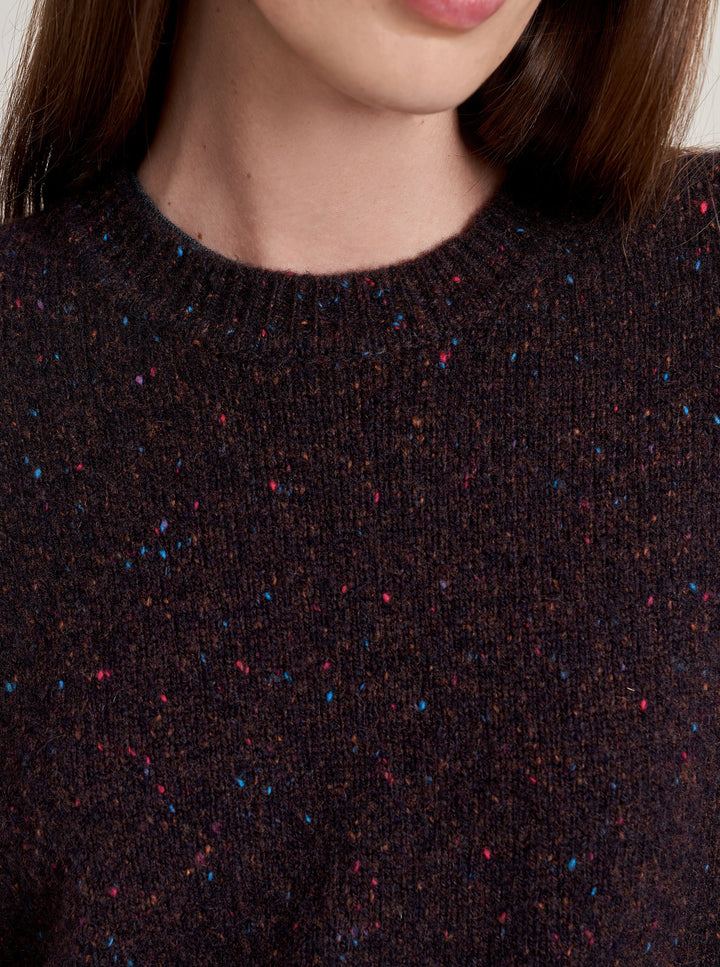 La Ligne - Lafayette Sweater Chocolate Speckle