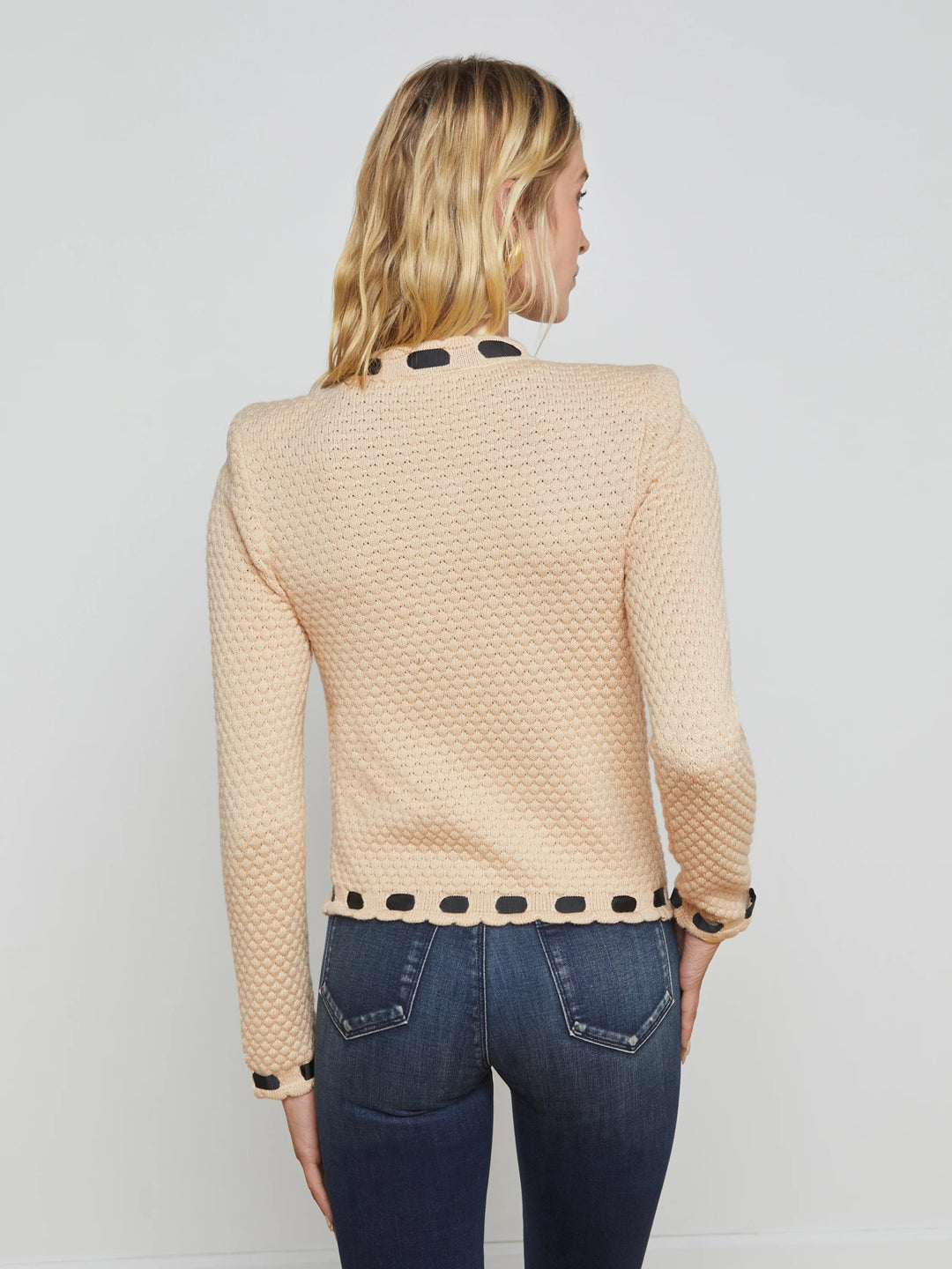 L'AGENCE - Biscuit Astor Cardigan - Kalifornia Jean Bar L'AGENCE - Biscuit Astor Cardigan