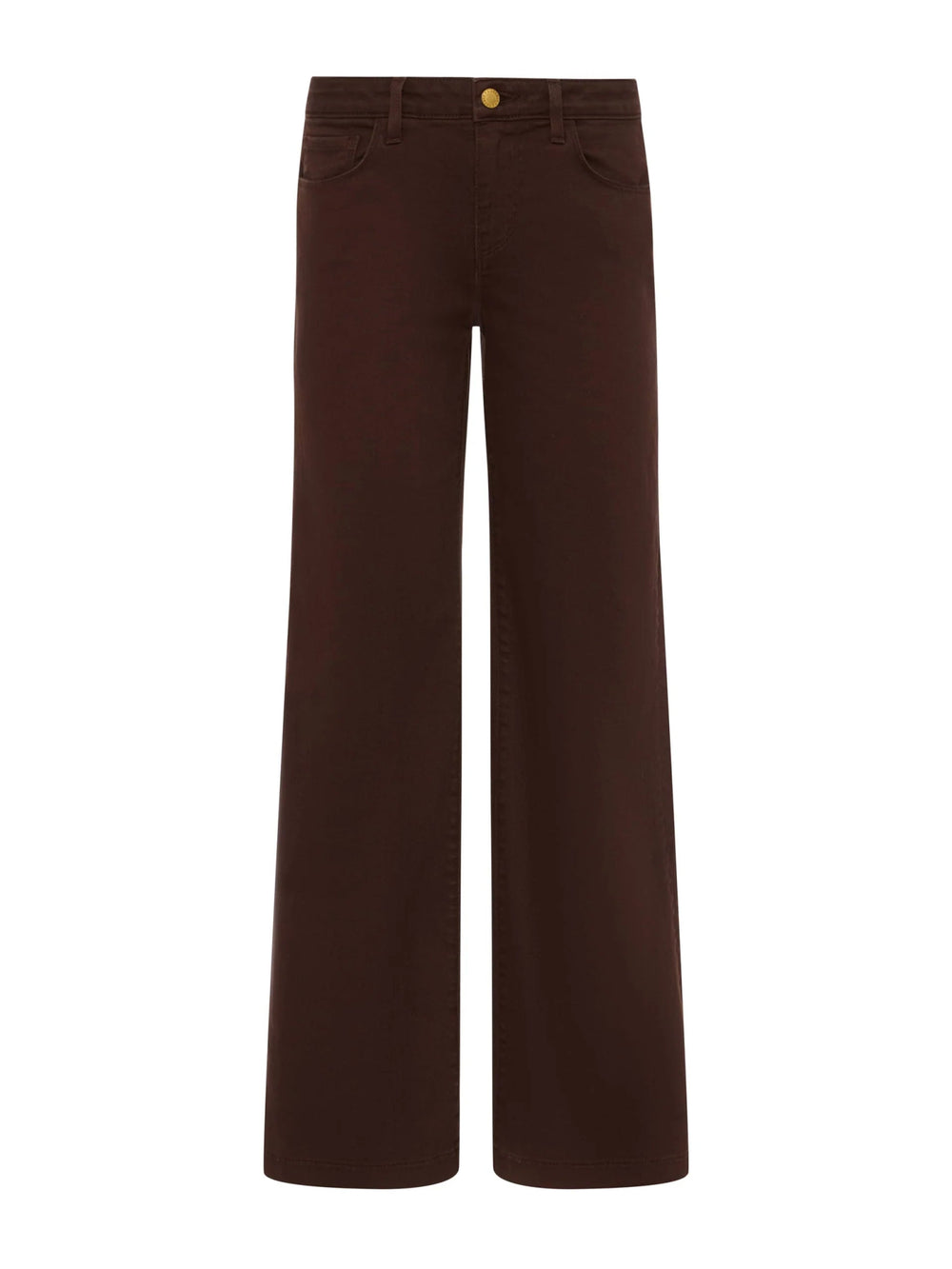 L'Agence - Brown Joanne Low - Rise Wide - Leg Jean - Kalifornia Jean Bar