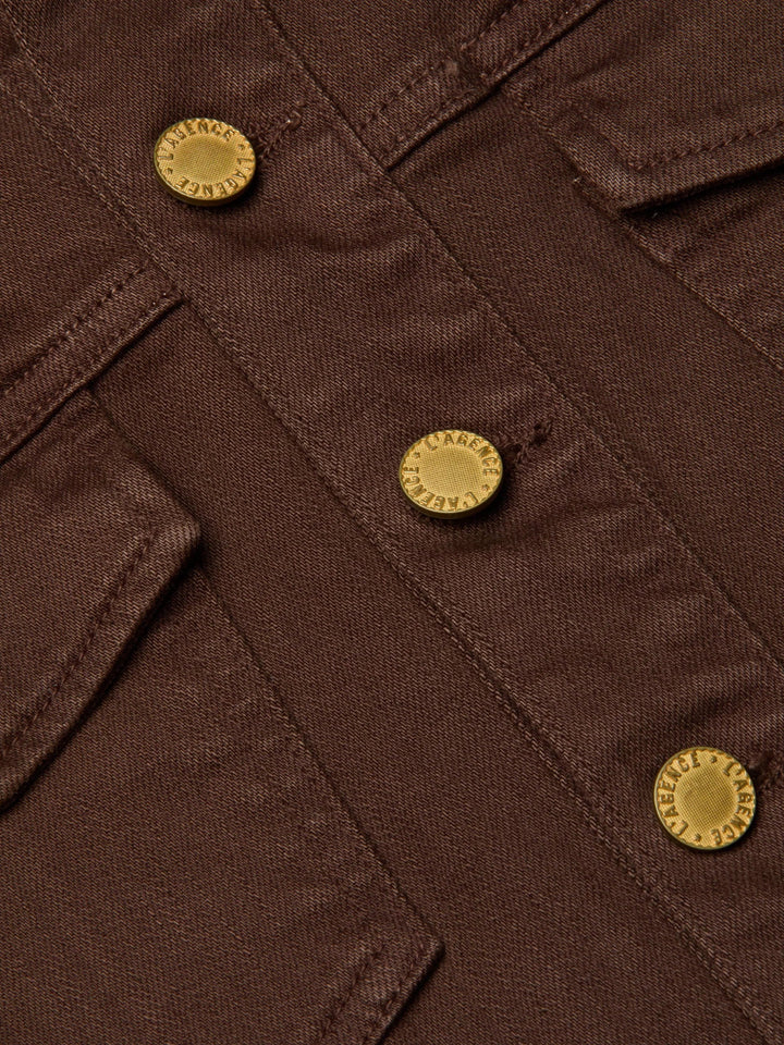 L'Agence - Brown Koda Fringe Jacket - Kalifornia Jean Bar